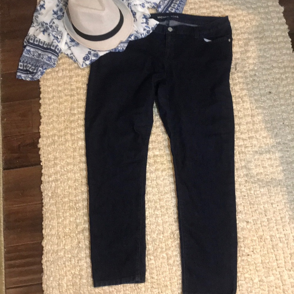 Michael kors dark wash jean